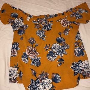 Off the shoulder blouse